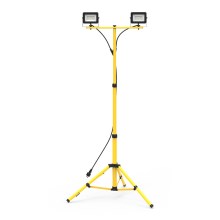LED Reflektor s stojalom 2xLED/30W/230V 4000K IP44