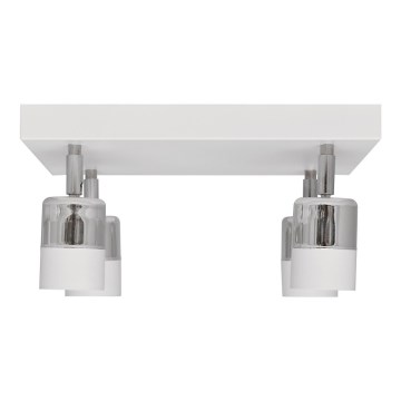 LED Reflektor TUBSSON 4xGU10/4,8W/230V bela/sijajni krom