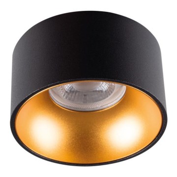 LED Reflektorska vgradna svetilka MINI RITI 1xGU10/25W/230V črna/zlata