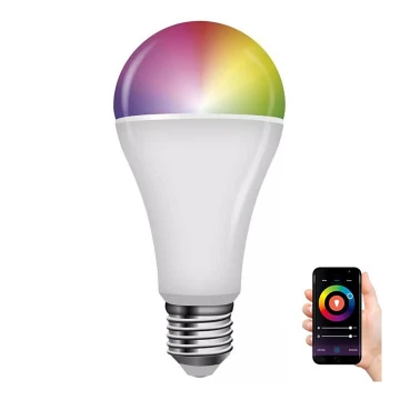 LED RGB Zatemnitvena žarnica GoSmart A65 E27/14W/230V 2700-6500K Wi-Fi Tuya