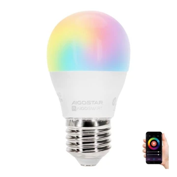 LED RGBW Žarnica G45 E27/6,5W/230V 2700-6500K - Aigostar