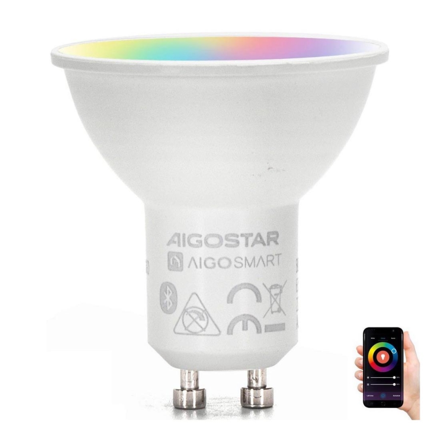 LED RGBW Žarnica GU10/4,9W/230V 2700-6500K - Aigostar