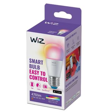 LED RGBW Zatemnitvena žarnica P45 E27/4,9W/230V 2200-6500K CRI 90 Wi-Fi - WiZ