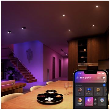 LED RGBW Zatemnitvena žarnica Philips Hue White And Color Ambiance GU5,3/MR16/6,3W/12V 2000-6500K