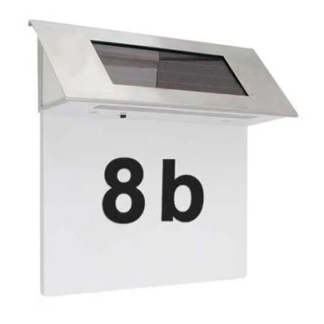 LED solarna hišna številka