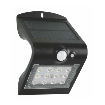 LED Solarna stenska svetilka s senzorjem LED/1,5W IP65
