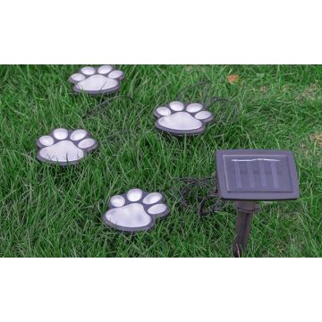 LED Solarna svetilka LED/0,14W/2V IP44 paws