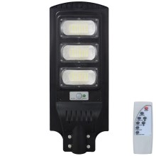 LED Solarna ulična svetilka s senzorjem STREET LED/15W/3,2V IP65 + Daljinski upravljalnik