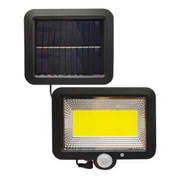 LED Solarni reflektor s senzorjem DUO LED/1W/3,7V IP44