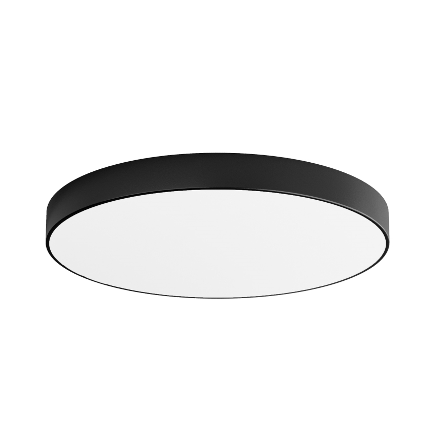 LED Stropna svetilka CLEO LED/96W/230V 3000K pr. 80 cm črna