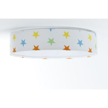 LED Otroška stropna svetilka GALAXY KIDS LED/24W/230V zvezde barvna