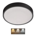 LED Stropna svetilka NEXXO LED/28,5W/230V 3000/3500/4000K pr. 30 cm črna