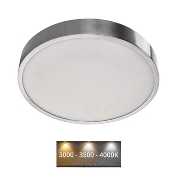LED Stropna svetilka NEXXO LED/28,5W/230V 3000/3500/4000K pr. 30 cm krom