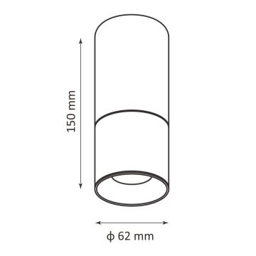 LED Stropni reflektor LED/10W/230V