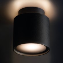 LED Stropni reflektor SONOR 1xGU10/10W/230V + LED/4W črna