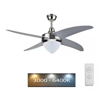LED Stropni ventilator LED/15W/230V 3000K/4000K/6400K + Daljinski upravljalnik