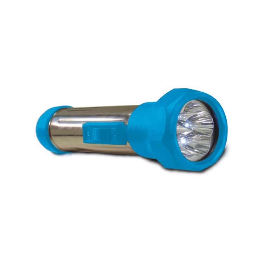 LED Svetilka BATERKA LED/0,4W/2xD modra