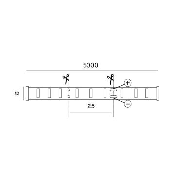 LED Trak LED/50W/12V 5 m 4000K IP65