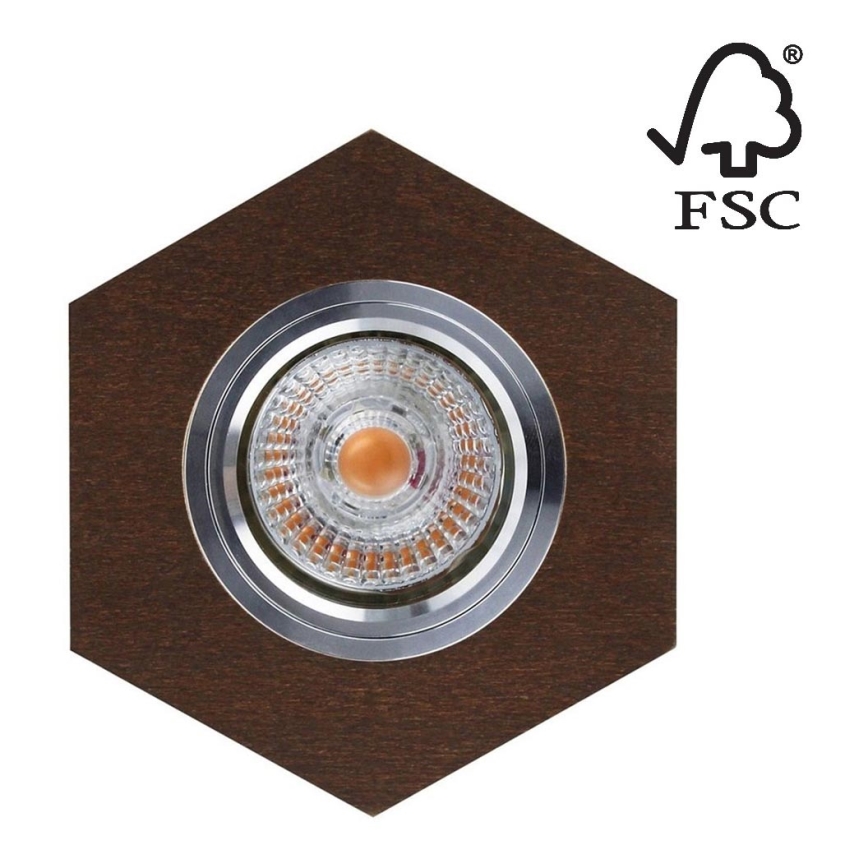 LED Vgradna svetilka VITAR 1xGU10/5W/230V bukev - FSC certifikat