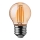 LED Žarnica FILAMENT AMBER G45 E27/4W/230V 2200K