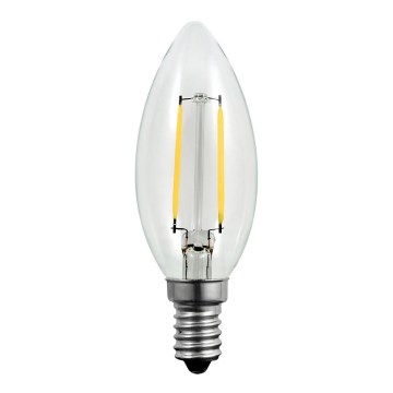 LED Žarnica FILAMENT C37 E14/2W/230V 3000K