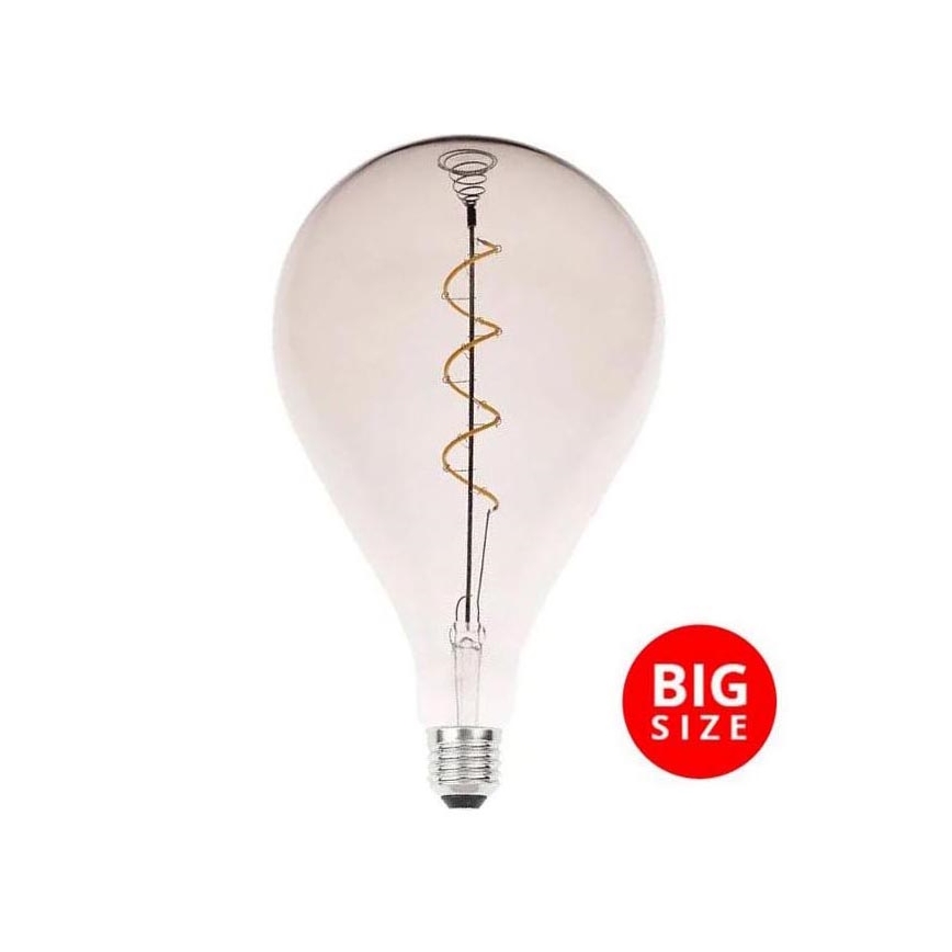 LED Žarnica FILAMENT SPIRAL SMOKE A165 E27/4W/230V 2000K