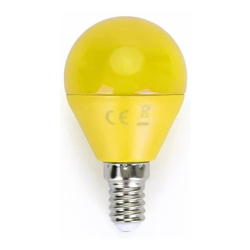 LED Žarnica G45 E14/4W/230V rumena - Aigostar