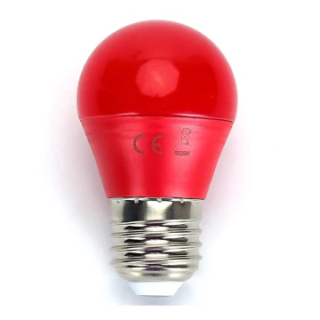 LED Žarnica G45 E27/4W/230V rdeča - Aigostar