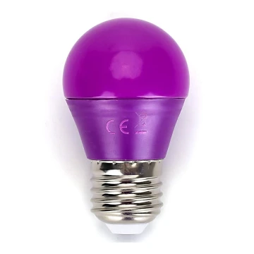 LED Žarnica G45 E27/4W/230V vijolična - Aigostar