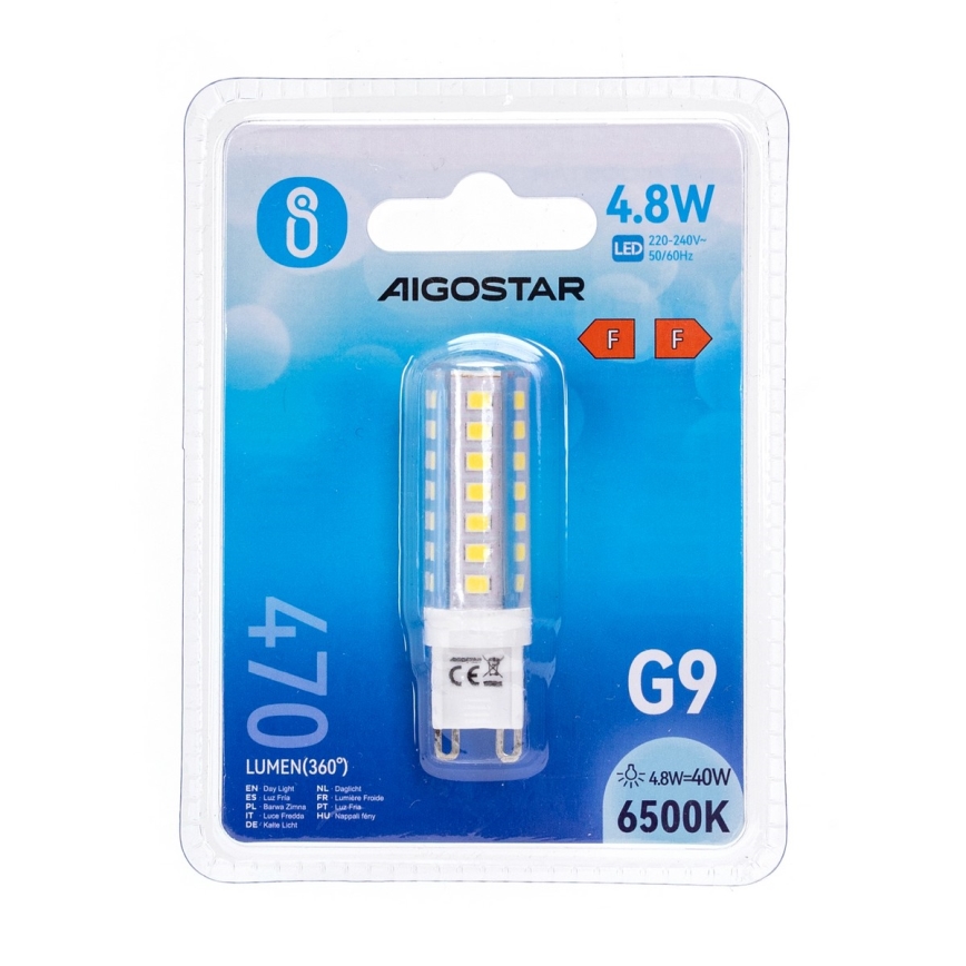 LED Žarnica G9/4,8W/230V 6500K - Aigostar