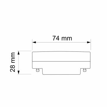 LED Žarnica GX53/6W/230V 3000K