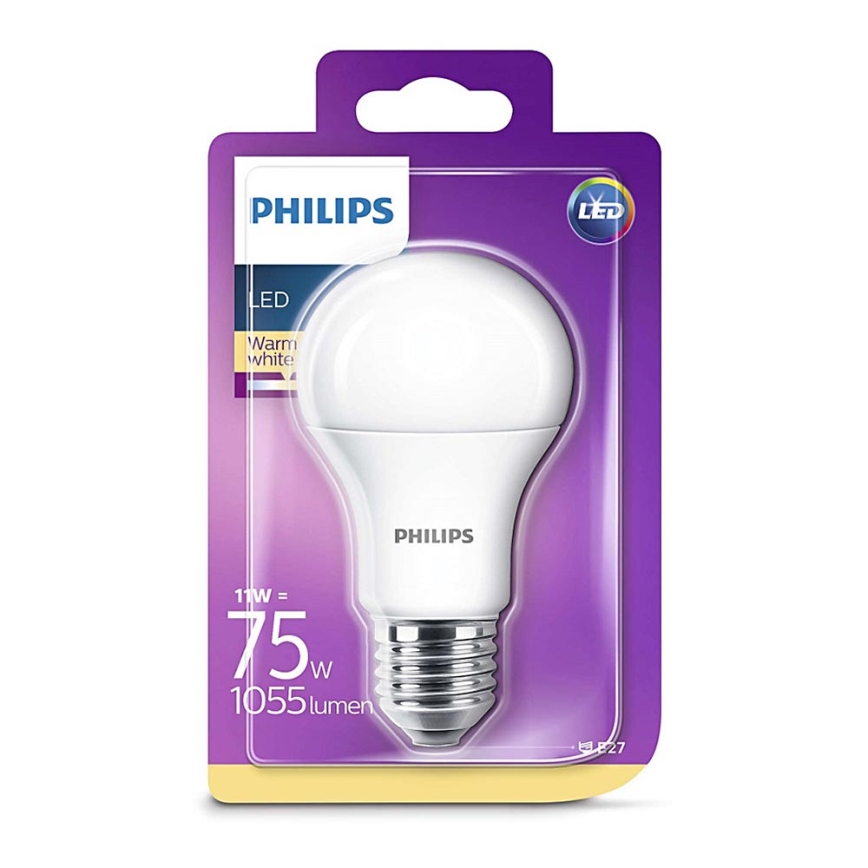 LED Žarnica Philips E27/11W/230V 2700K