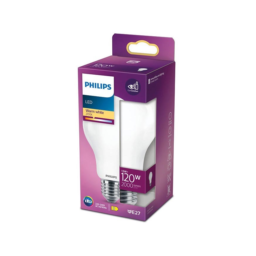 LED Žarnica Philips E27/13W/230V 2700K