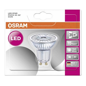 LED Žarnica STAR GU10/2,6W/230V 4000K - Osram