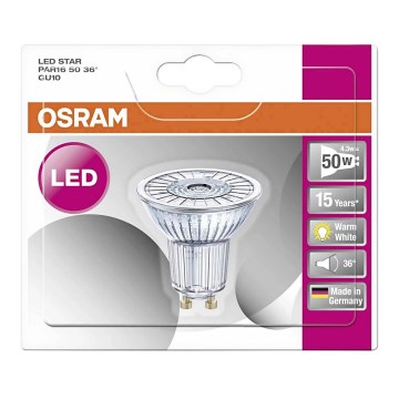 LED Žarnica STAR GU10/4,3W/230V 2700K - Osram