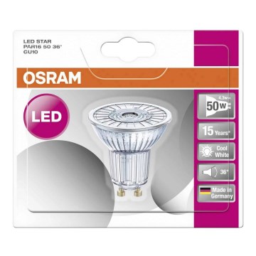 LED Žarnica STAR GU10/4,3W/230V 4000K - Osram