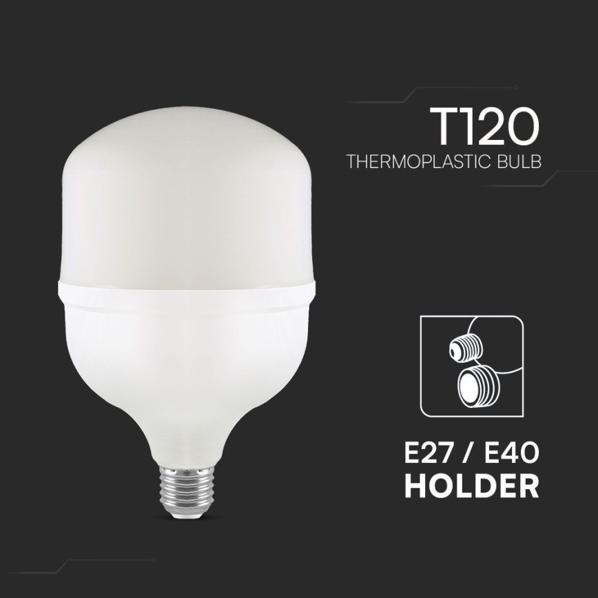 LED Žarnica T120 E40 E27/40W/230V 4000K