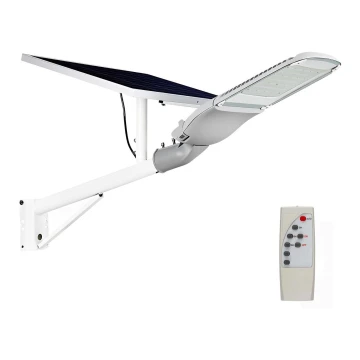 LED Zatemnitven solarni street svetilka SAMSUNG CHIP LED/50W/6,4V 4000K IP65 + Daljinski upravljalnik