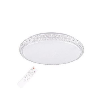 LED Zatemnitvena stropna svetilka CRUZ z daljinskim upravljalnikom 1xLED/66W/230V 3300lm