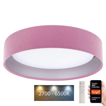 LED Zatemnitvena stropna svetilka SMART GALAXY LED/36W/230V pr. 55 cm 2700-6500K Wi-Fi Tuya + Daljinski upravljalnik