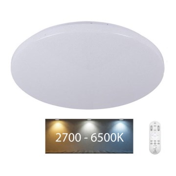 LED Zatemnitvena stropna svetilka STAR LED/50W/230V 2700-6500K + Daljinski upravljalnik