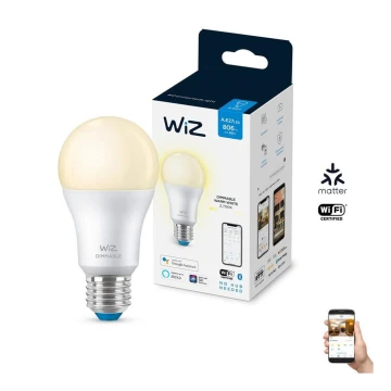LED Zatemnitvena žarnica A60 E27/8W/230V 2700K CRI 90 Wi-Fi - WiZ