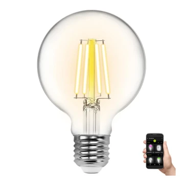 LED Zatemnitvena žarnica FILAMENT G80 E27/6W/230V 2700-6500K Wi-Fi - Aigostar