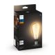 LED Zatemnitvena žarnica Philips Hue WHITE FILAMENT ST72 E27/7W/230V 2100K
