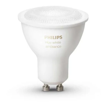 LED zatemnitvena žarnica RGB Philips Hue WHITE AMBIANCE 1xGU10/5,5W/230V 