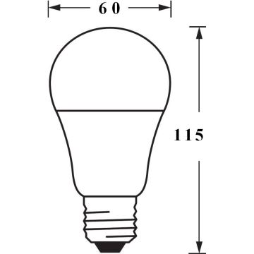 LED Zatemnitvena žarnica SMART+ E27/9,5W/230V 2700K Wi-Fi - Ledvance