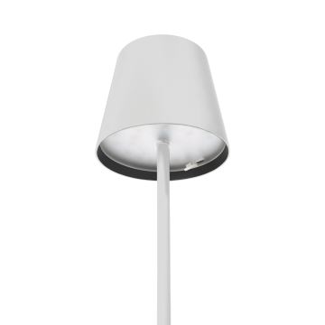 LED Zatemnitvena zunanja polnilna namizna svetilka LED/4W/4000 mAh 3000/4000/5500K IP44 bela