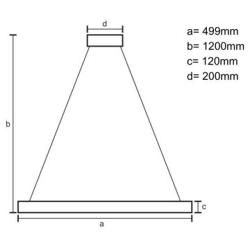 LED Zatemnitveni kristalni lestenec na vrvici LED/90W/230V 3000-6500K črna + Daljinski upravljalnik