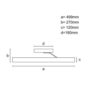 LED Zatemnitveni kristalni nadgradni lestenec LED/75W/230V 3000-6500K črna + Daljinski upravljalnik