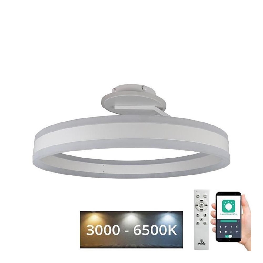 LED Zatemnitveni nadgradni lestenec LED/86W/230V 3000-6500K bela + Daljinski upravljalnik